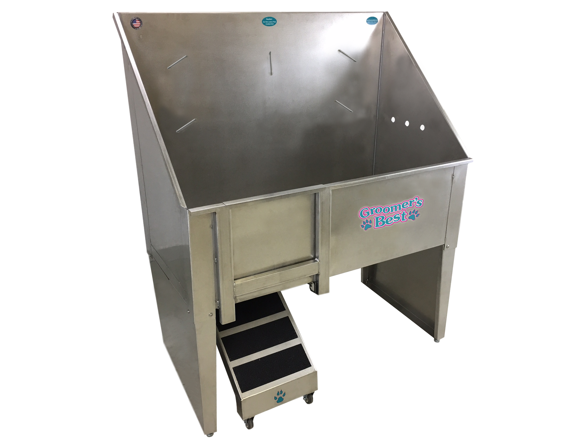 60″ Grooming Tub with Swing Ramp