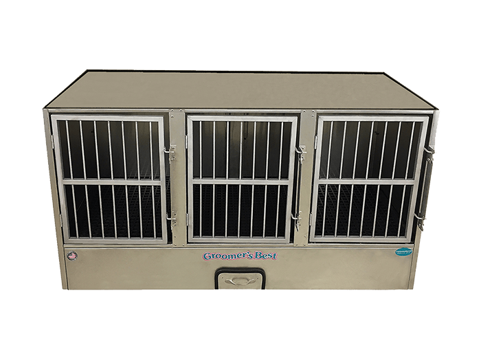 3-unit cage bank