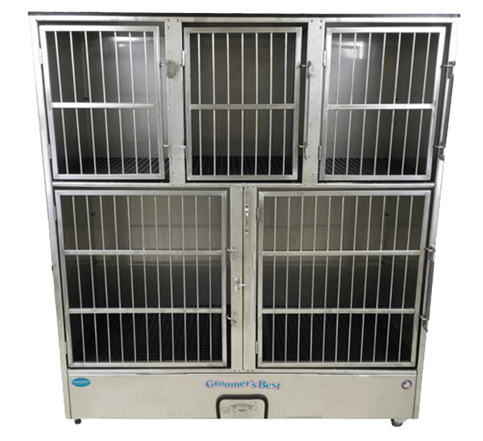 5-unit cage bank
