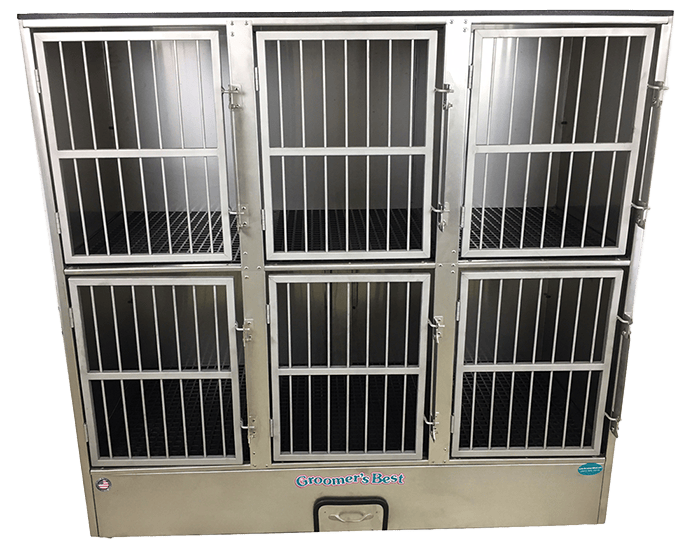 6-unit cage bank